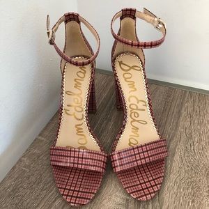 NEW Sam Edelman Cameo Pink Ankle Strap Heels